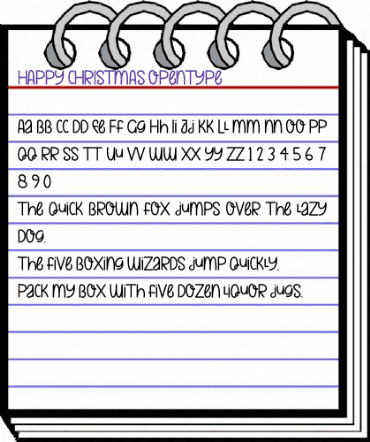 HAPPY CHRISTMAS Regular animated font preview HAPPY CHRISTMAS Regular animated font preview