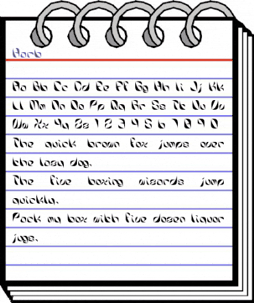 Harb Regular animated font preview