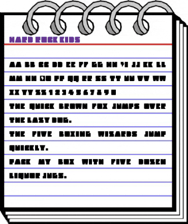 Hard Rock Kids Regular animated font preview Hard Rock Kids Regular animated font preview