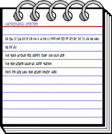 Harmonia FREE Regular animated font preview Harmonia FREE Regular animated font preview