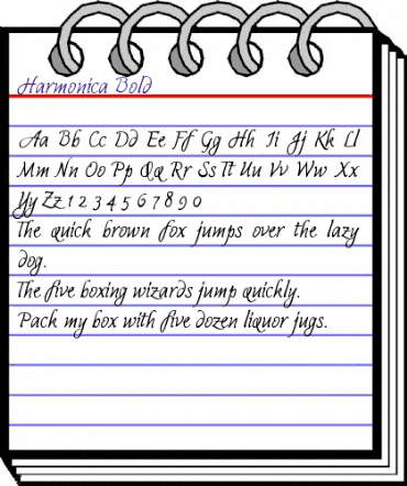 Harmonica Bold Regular animated font preview Harmonica Bold Regular animated font preview