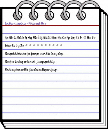 harry sunday - Personal Use Regular animated font preview harry sunday - Personal Use Regular animated font preview