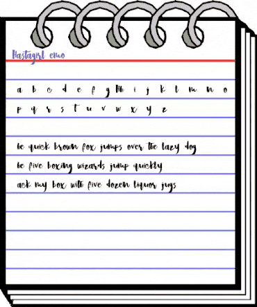 Hastagirl One DEMO Regular animated font preview Hastagirl One DEMO Regular animated font preview