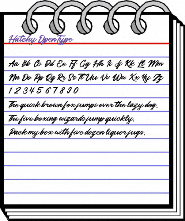 Hatchy Regular animated font preview Hatchy Regular animated font preview