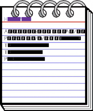 Hatfield01 Regular animated font preview Hatfield01 Regular animated font preview