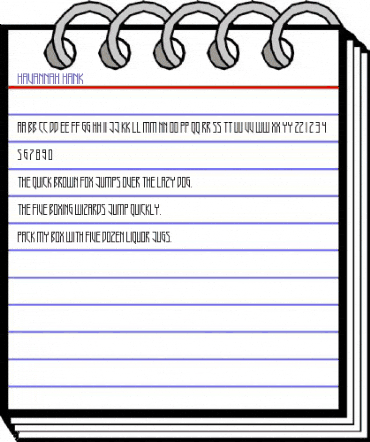 Havannah Hank Regular animated font preview Havannah Hank Regular animated font preview