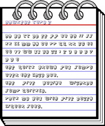 Hawkeye Regular animated font preview Hawkeye Regular animated font preview