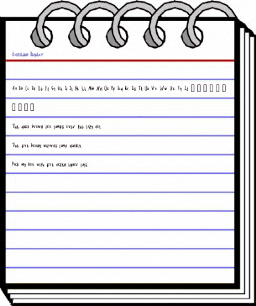 Hazelsun Regular animated font preview