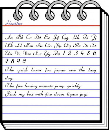 Heather Regular animated font preview Heather Regular animated font preview