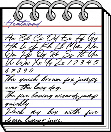 Heatwood Regular animated font preview Heatwood Regular animated font preview
