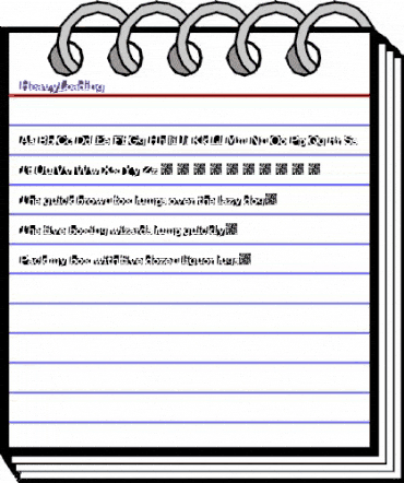 HeavyLoading Regular animated font preview HeavyLoading Regular animated font preview