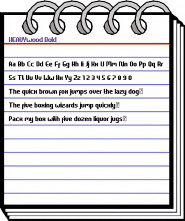 HEAVYwood Bold animated font preview HEAVYwood Bold animated font preview