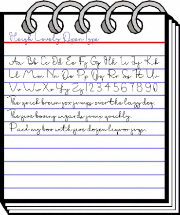 Heigh Lovely Regular animated font preview Heigh Lovely Regular animated font preview