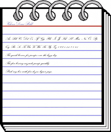 HelenaDemiBold Regular animated font preview HelenaDemiBold Regular animated font preview