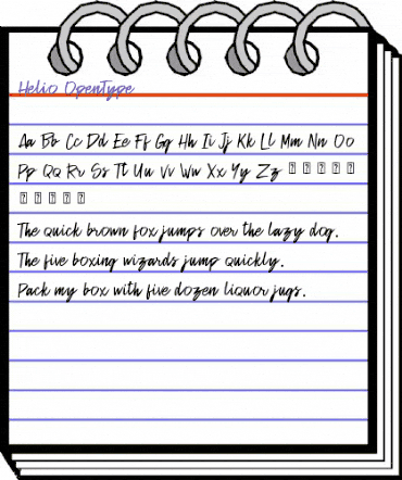 Helio Regular animated font preview Helio Regular animated font preview