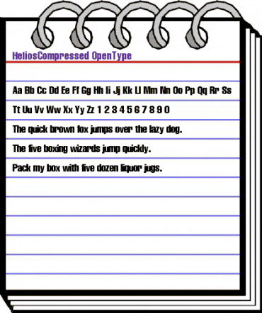 HeliosCompressed Regular animated font preview HeliosCompressed Regular animated font preview