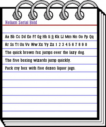 Helium-Serial Bold animated font preview Helium-Serial Bold animated font preview