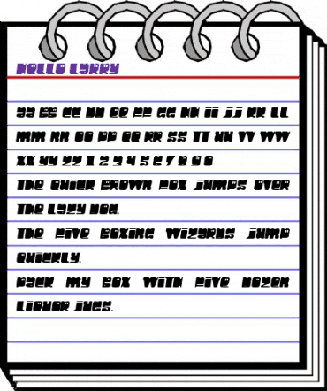 Hello Larry Regular animated font preview Hello Larry Regular animated font preview