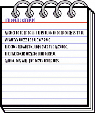 Hello Pablo Regular animated font preview Hello Pablo Regular animated font preview