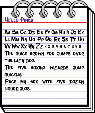 Hello Pinky Regular animated font preview Hello Pinky Regular animated font preview