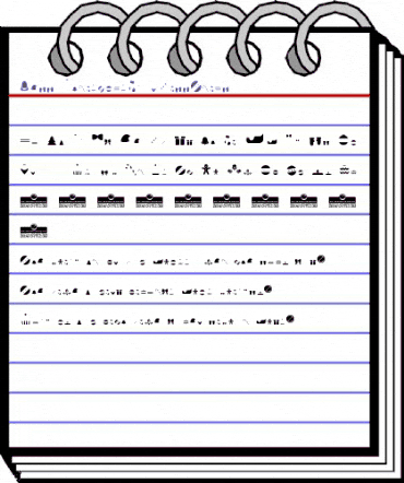 Hello Christmas Icon Fill Trial Regular animated font preview