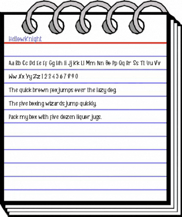 Hellow Knight Regular animated font preview Hellow Knight Regular animated font preview