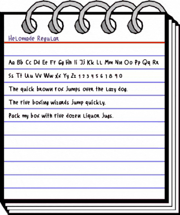 Helomade Regular animated font preview Helomade Regular animated font preview