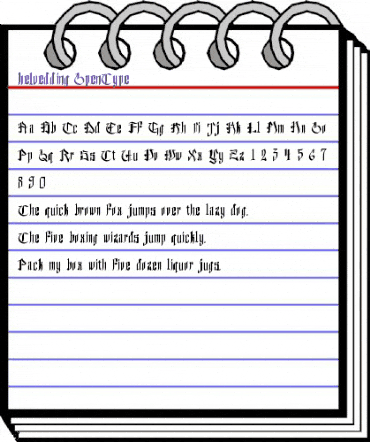 helvedding Regular animated font preview helvedding Regular animated font preview