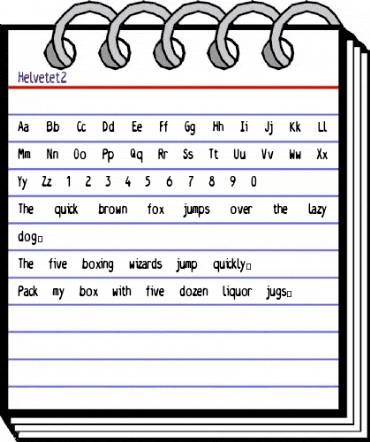Helvetet2 Regular animated font preview