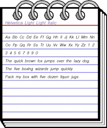 Helvetica-Light-Light-Italic Regular animated font preview Helvetica-Light-Light-Italic Regular animated font preview