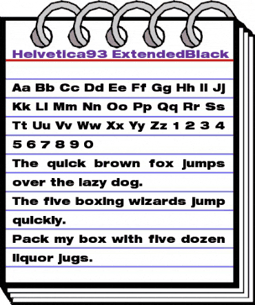 Helvetica93-ExtendedBlack Black animated font preview Helvetica93-ExtendedBlack Black animated font preview