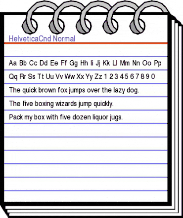 HelveticaCnd-Normal Regular animated font preview HelveticaCnd-Normal Regular animated font preview