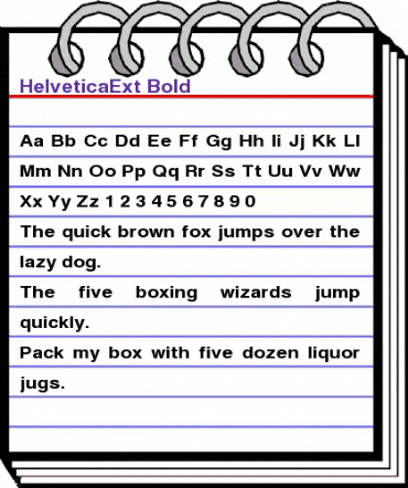 HelveticaExt-Bold Regular animated font preview HelveticaExt-Bold Regular animated font preview