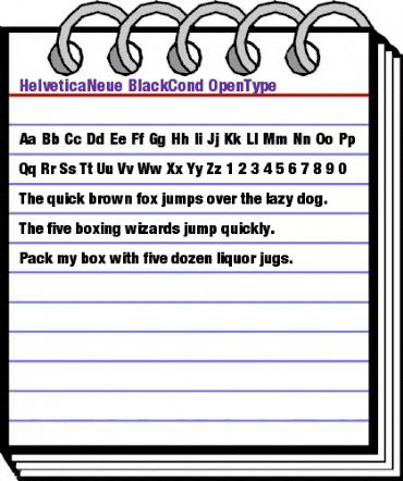 Helvetica Neue Regular animated font preview Helvetica Neue Regular animated font preview