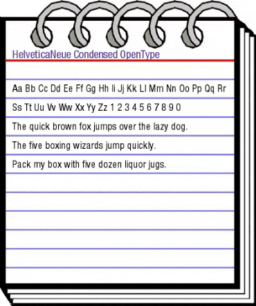 Helvetica Neue Regular animated font preview Helvetica Neue Regular animated font preview
