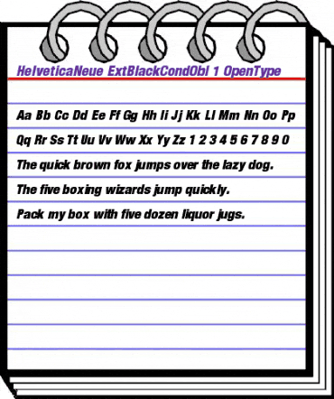 Helvetica Neue 107 Extra Black Cond Oblique animated font preview Helvetica Neue 107 Extra Black Cond Oblique animated font preview