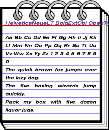 Helvetica Neue LT Regular animated font preview Helvetica Neue LT Regular animated font preview