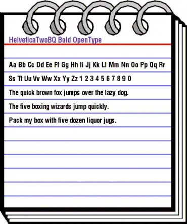 Helvetica 2 BQ Regular animated font preview Helvetica 2 BQ Regular animated font preview