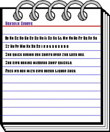 Hendrix Groove Regular animated font preview Hendrix Groove Regular animated font preview