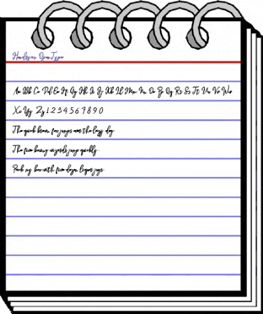 Hendryan Regular animated font preview Hendryan Regular animated font preview