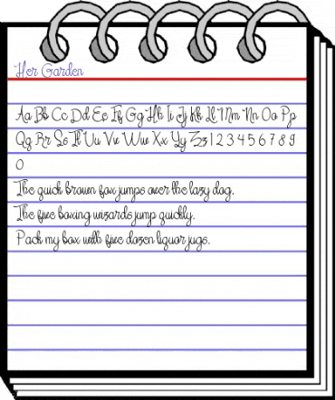 Her Garden Regular Regular animated font preview Her Garden Regular Regular animated font preview