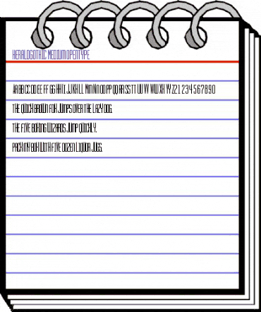 HeraldGothic Medium animated font preview HeraldGothic Medium animated font preview