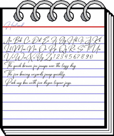 Herland Regular animated font preview