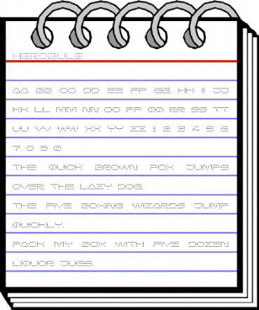 Herobule Regular animated font preview