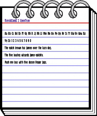 HeroldCondC Regular animated font preview HeroldCondC Regular animated font preview