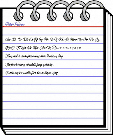 Hero Polpen Regular animated font preview Hero Polpen Regular animated font preview