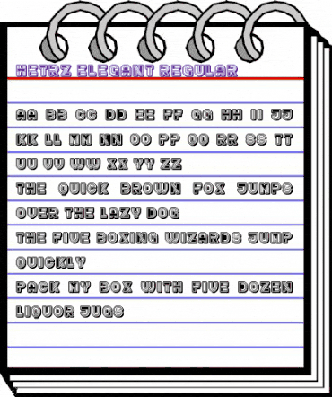 Hetrz Elegant Regular animated font preview Hetrz Elegant Regular animated font preview
