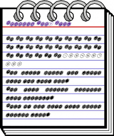 HEX:gon Staggered 2 Italic Italic animated font preview