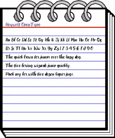 Heywolf Regular animated font preview Heywolf Regular animated font preview