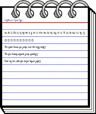 HeyYours Regular animated font preview